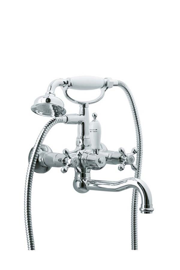 Смеситель для ванны с душевым комплектом Boheme Tradizionale Cromo 273