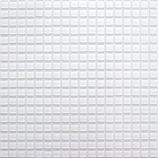 Bonaparte Super white 30х30 см мозайка стеклянная белая