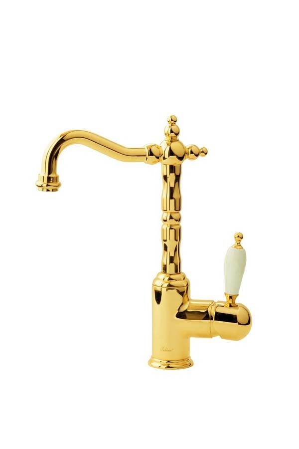Смеситель для раковины высокий Boheme Tradizionale Oro Золото 282
