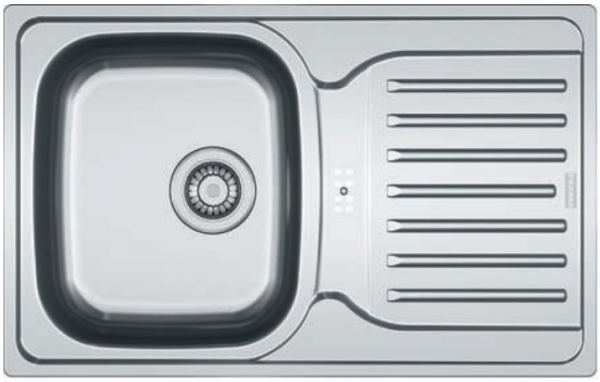 Franke Polar PXN 614-78 кухонная мойка нержавеющая сталь матовая 78 x 49 см