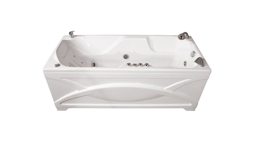 Triton Диана 170х75 см ванна акриловая гидроаэромассажная с фронтальной панелью сифоном и каркасом