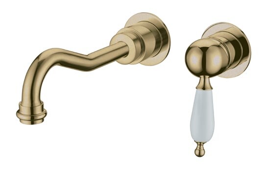 Смеситель для раковины из стены Boheme Medici смесители Бронза 307