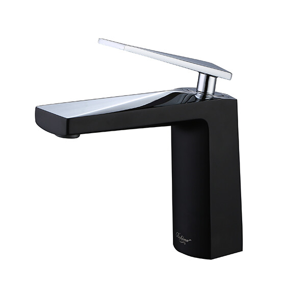 Смеситель для умывальника Boheme Venturo Черный / Хром 371-B