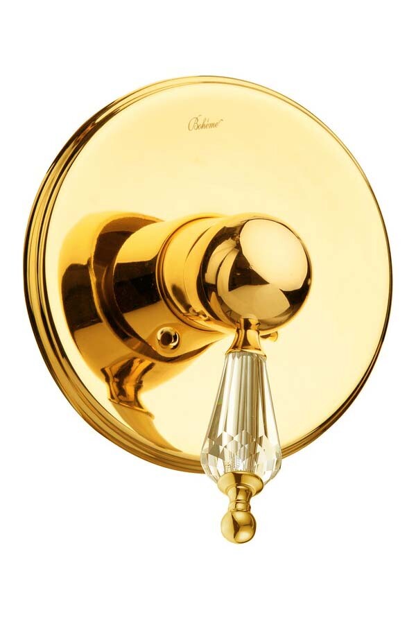 Смеситель для душа встраиваемый Boheme Imperiale Ripresa Золото с кристаллом Swarovski 325