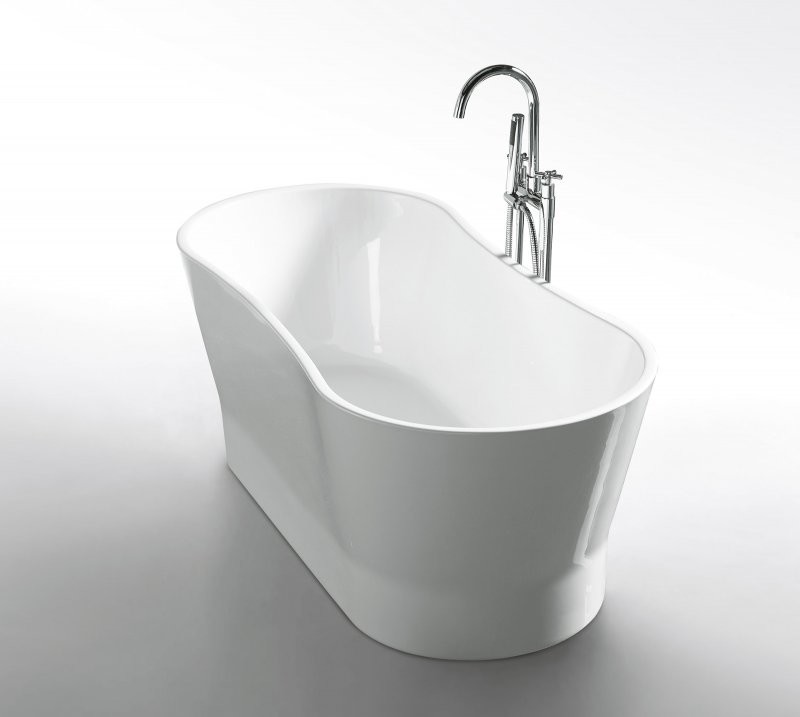 BelBagno BB406-1650-730 165*73 ванна акриловая овальная