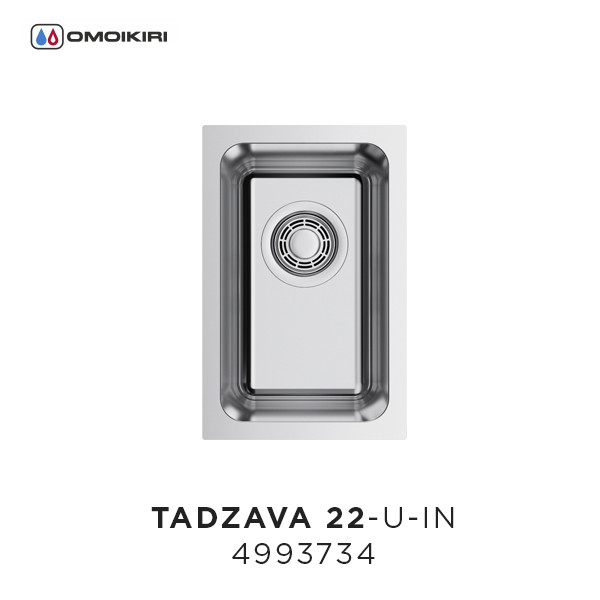 Omoikiri Tadzava 22-U-IN 4993734 кухонная мойка нержавеющая сталь 22x44 см