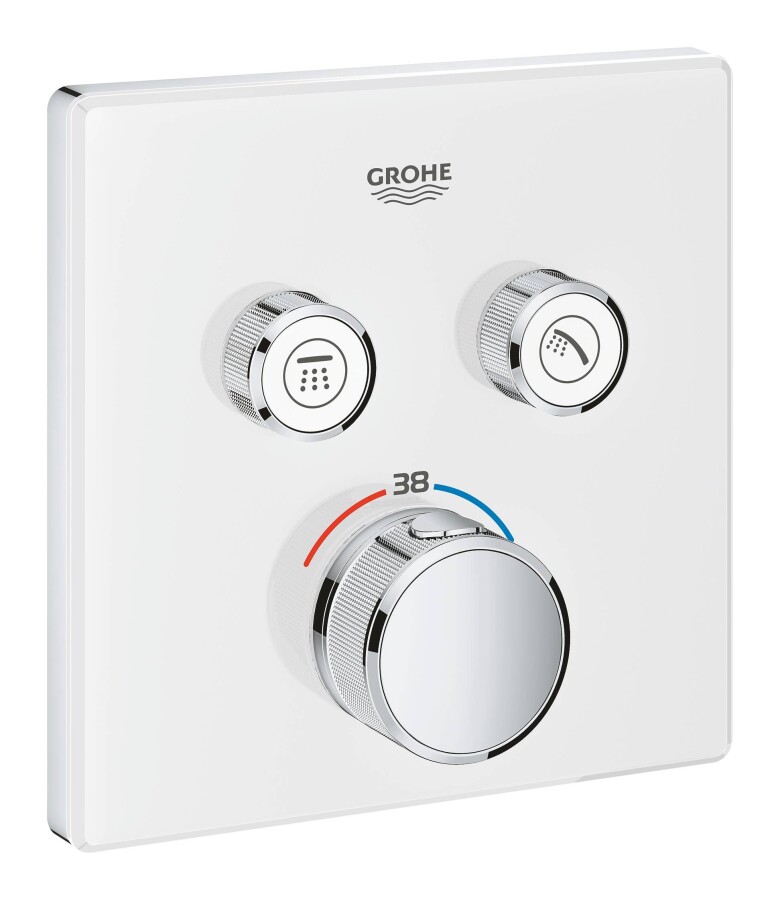 Grohe Grohtherm SmartControl 29156LS0 смеситель для ванны белая луна