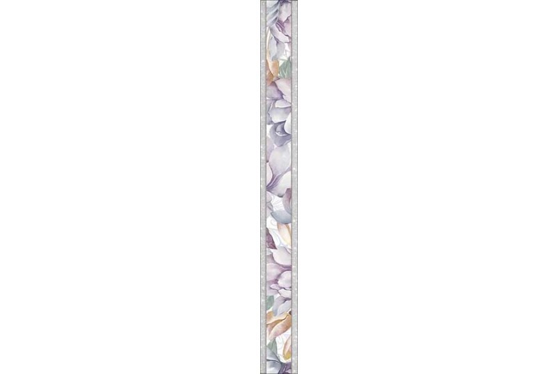 Уралкерамика Бьюти 6х60 см бордюр настенный цветы
