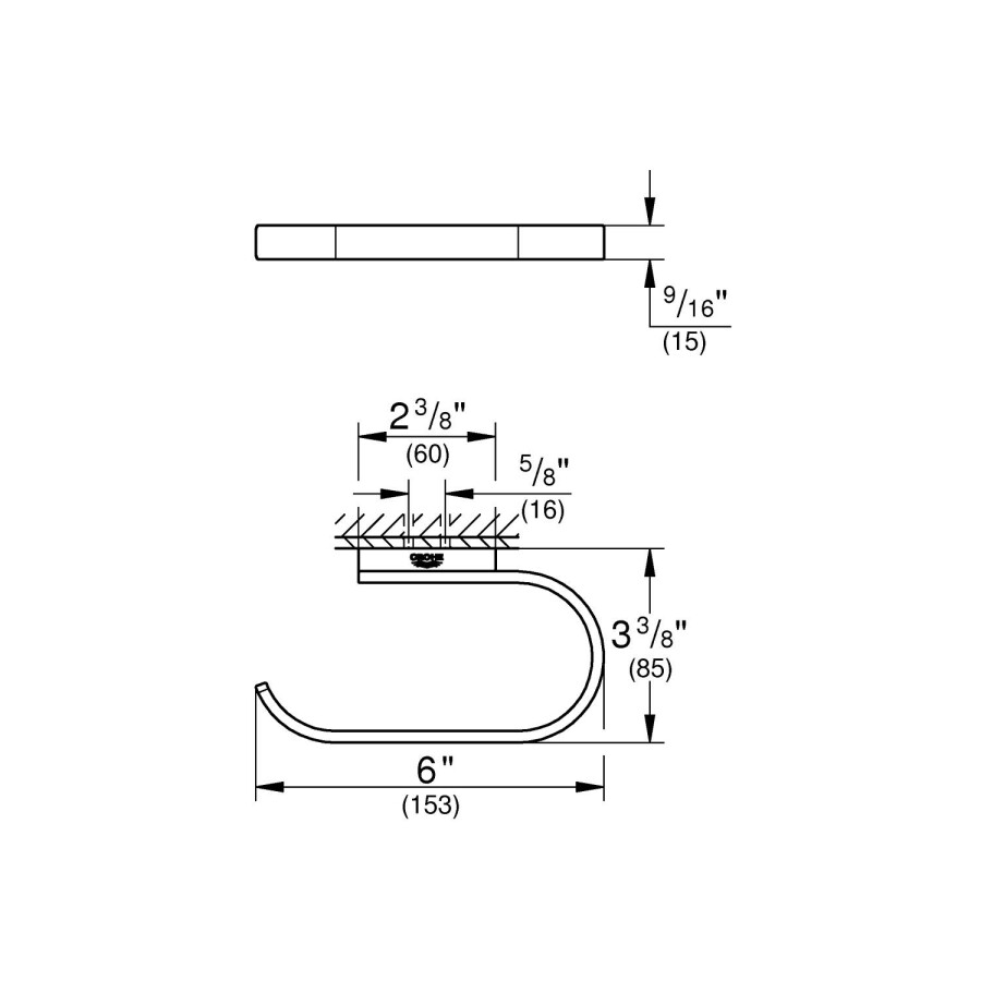 Grohe Selection 41068DL0 держатель для туалетной бумаги теплый закат матовый