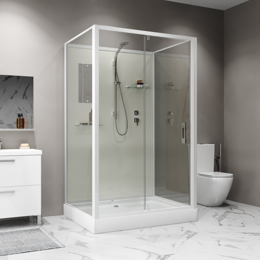 Niagara Standart Душевая кабина 120x90 Без крыши ST120/90/15Q/BK