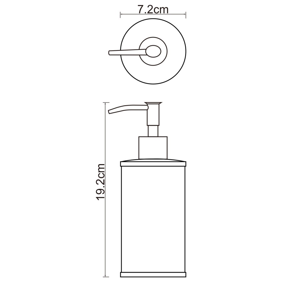 WasserKRAFT Rossel K-5799 дозатор жидкого мыла