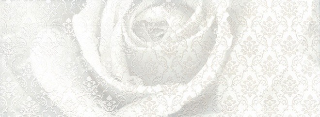 Kerama Marazzi Уайтхолл 15х40 см декор настеннй белый роза STGA28915000