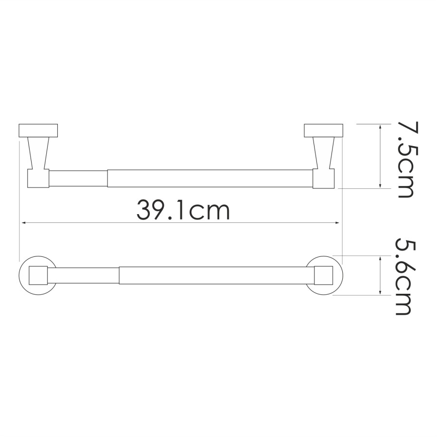 WasserKRAFT Isen K-4091 Держатель бумажных полотенец хром