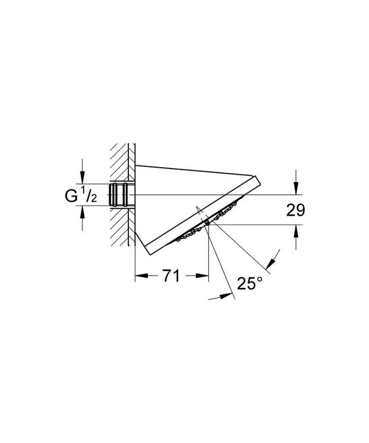 Grohe Rainshower F-series 27253000 верхний душ