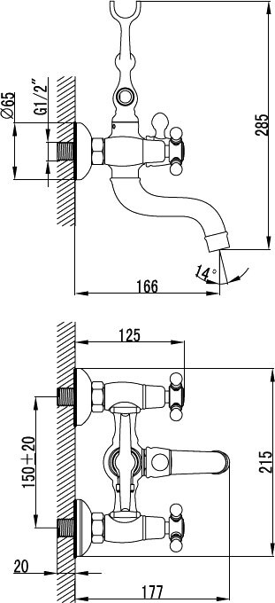 Iddis Sam SAMSB02i02 смеситель для ванны хром