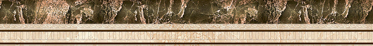 Плитка настенная 283 Eurotile Hermitage Бордюр 4x30