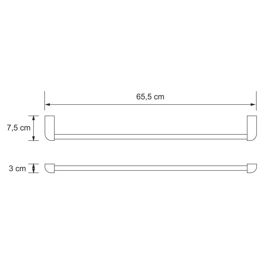 WasserKRAFT Kammel K-8330WHITE полотенцедержатель белый