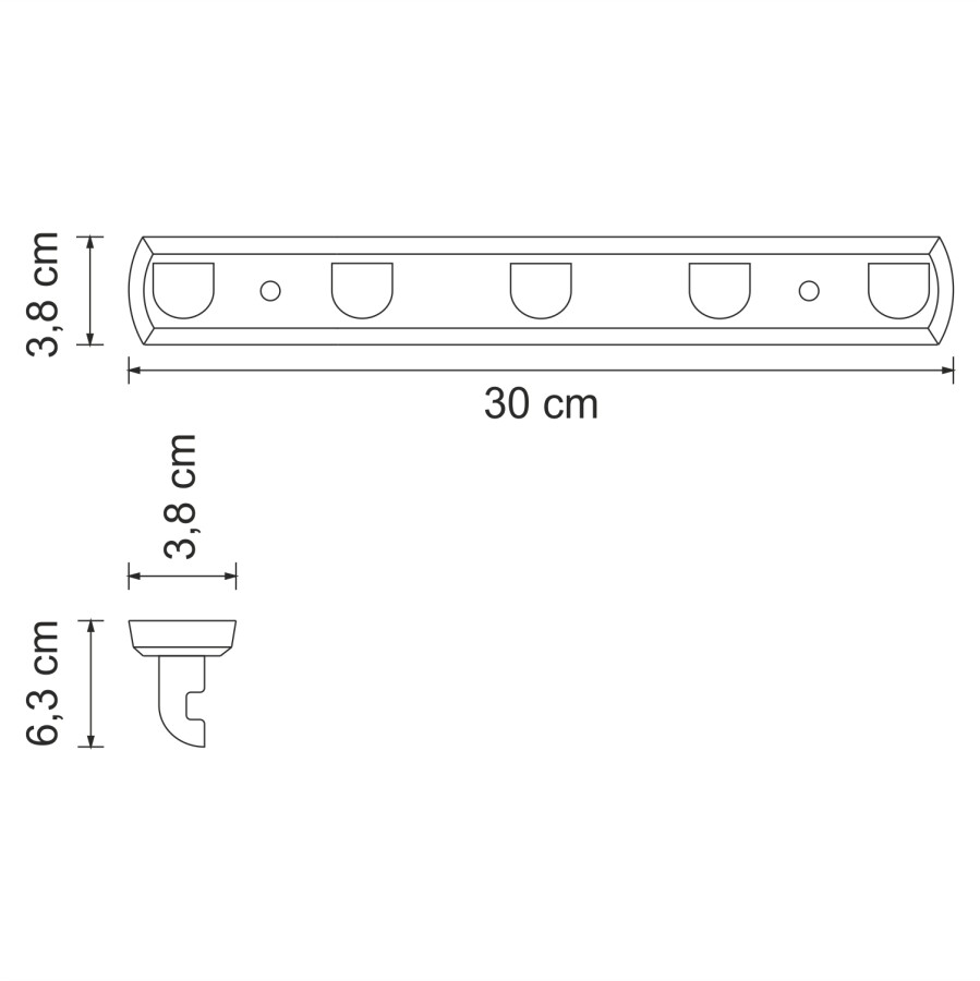 WasserKRAFT Kammel K-8375 Кронштейн настенный хром