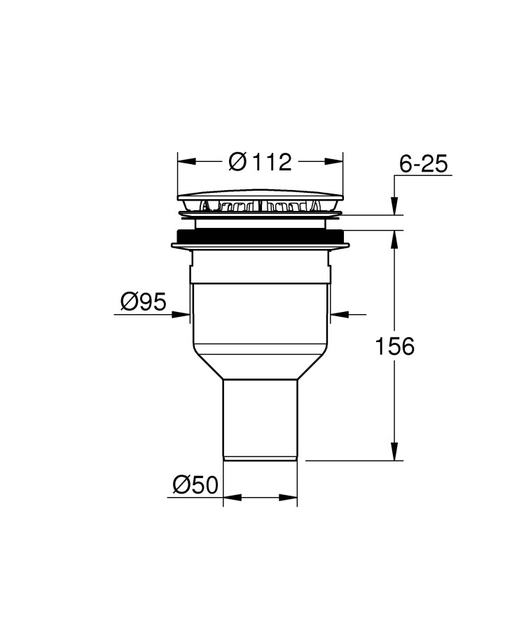 Grohe Universal 49533000 сифон для душевого поддона