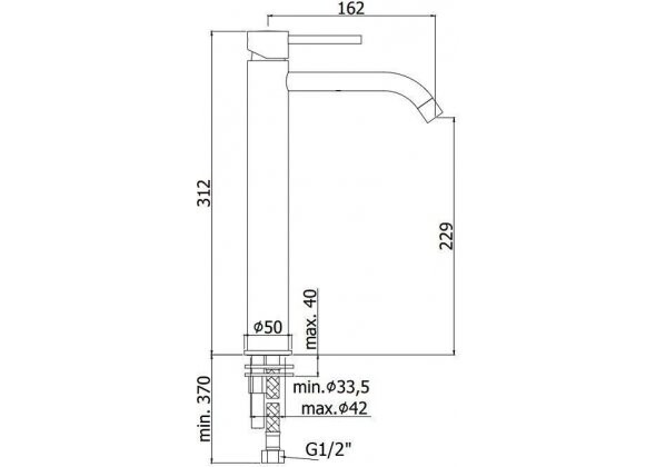 Paffoni Light LIG081NKNSP смеситель для раковины никель