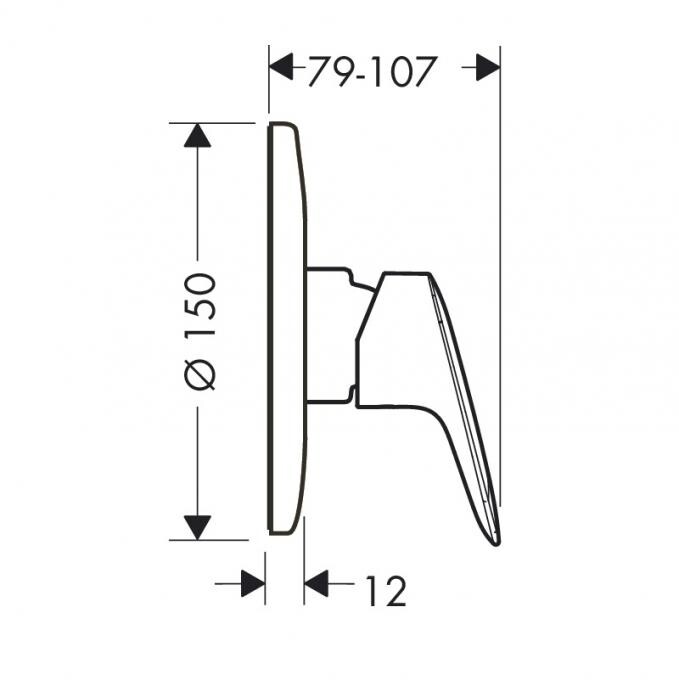 Hansgrohe Logis 71606000 Смеситель для душа