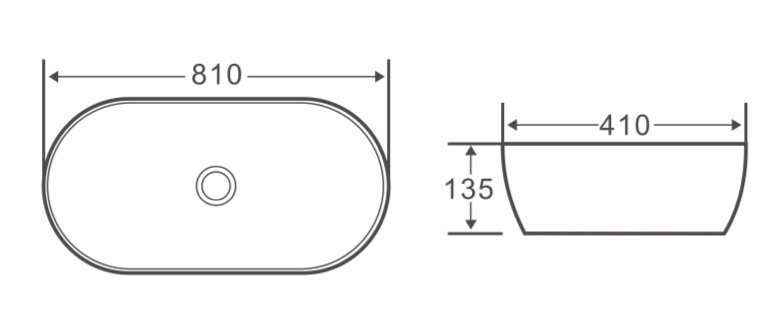 BelBagno BB1349 раковина накладная 81 см белая