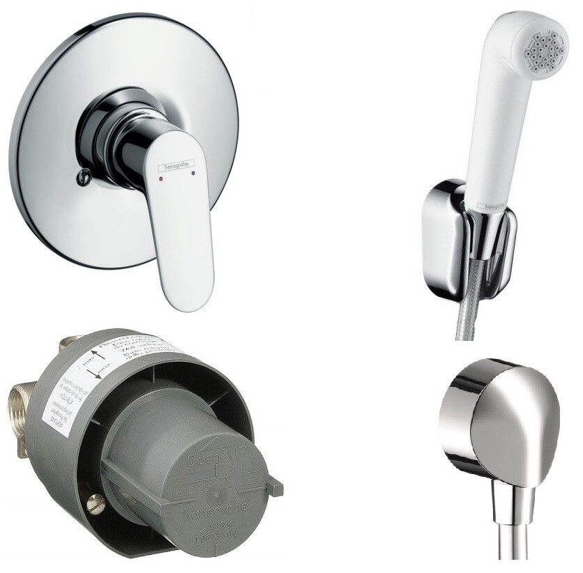 Hansgrohe 32127111 Porter гигиенический душ набор 31967000+13620180+27454000+32127000