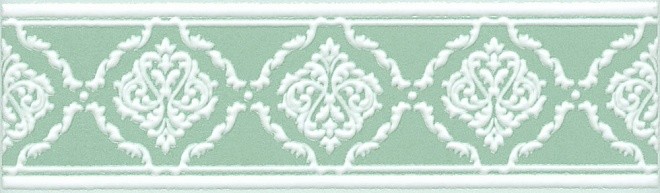 Kerama Marazzi Петергоф STG/D562/6307 25х8 см бордюр настенный зеленый матовый