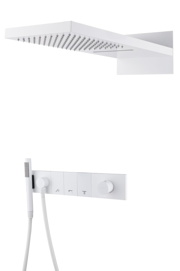 Душевая система трехпозиционная Boheme Zodiac Белый матовый 132-MW