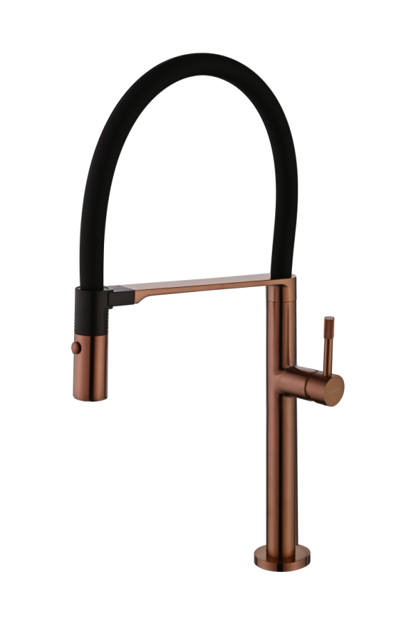 Смеситель для кухни Boheme Kitchen Uno Brushed Bronze 114-BRB