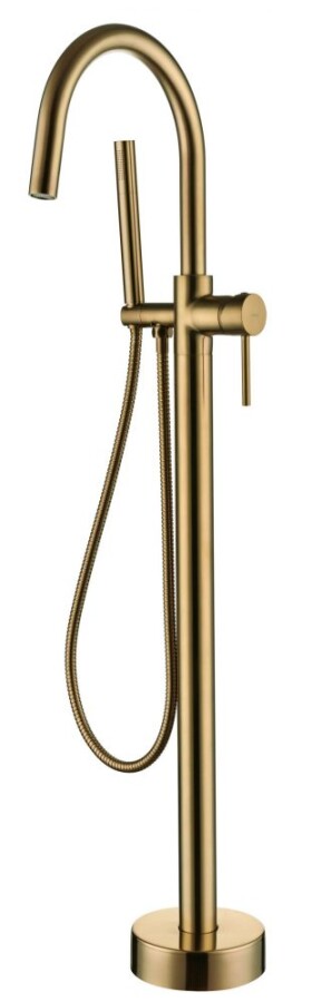 Смеситель для ванны напольный Boheme Uno Matt Gold 469-MG