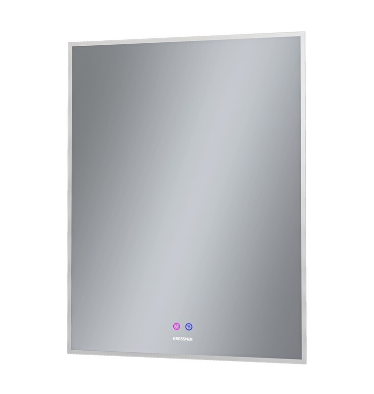 Зеркало Grossman PRAGMA-норма (700*800*45) LED с сенсорным выключателем и подогревом 187080