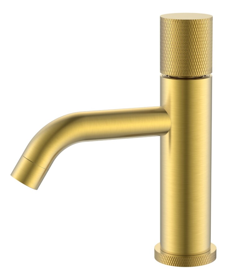 Смеситель для раковины Boheme Stick ручка Touch Matt Gold 121-MG.2