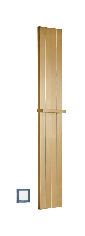 Полотенцесушитель электрический 140W Boheme Flat Matt Gold 725-MG