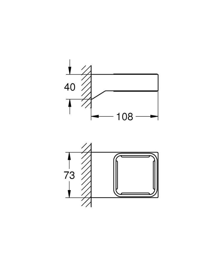 Grohe Selection Cube 40865000 держатель