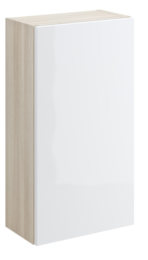 Шкафчик Cersanit Smart подвесной универсальный белый ясень