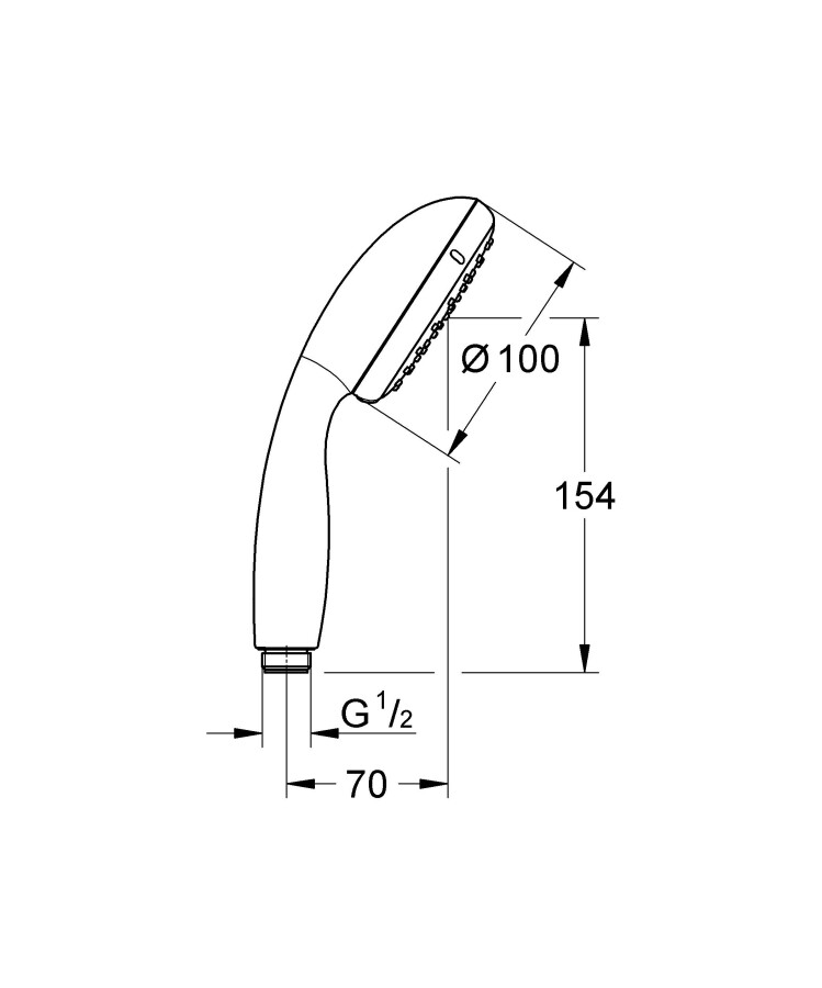 Grohe Tempesta New 27597001 ручной душ