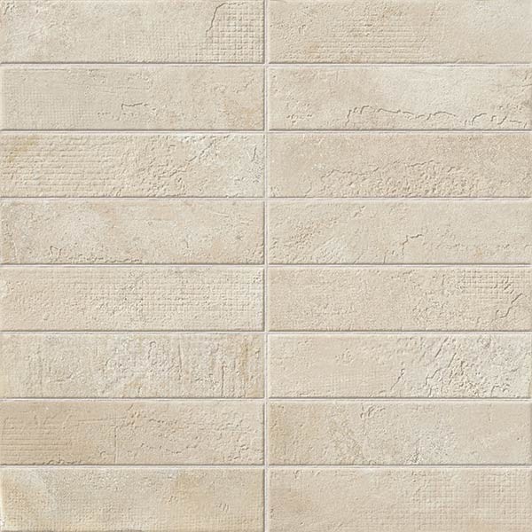 Coliseum Gres Garda Inserto Brick Bianco 45x45 см вставка напольная белая