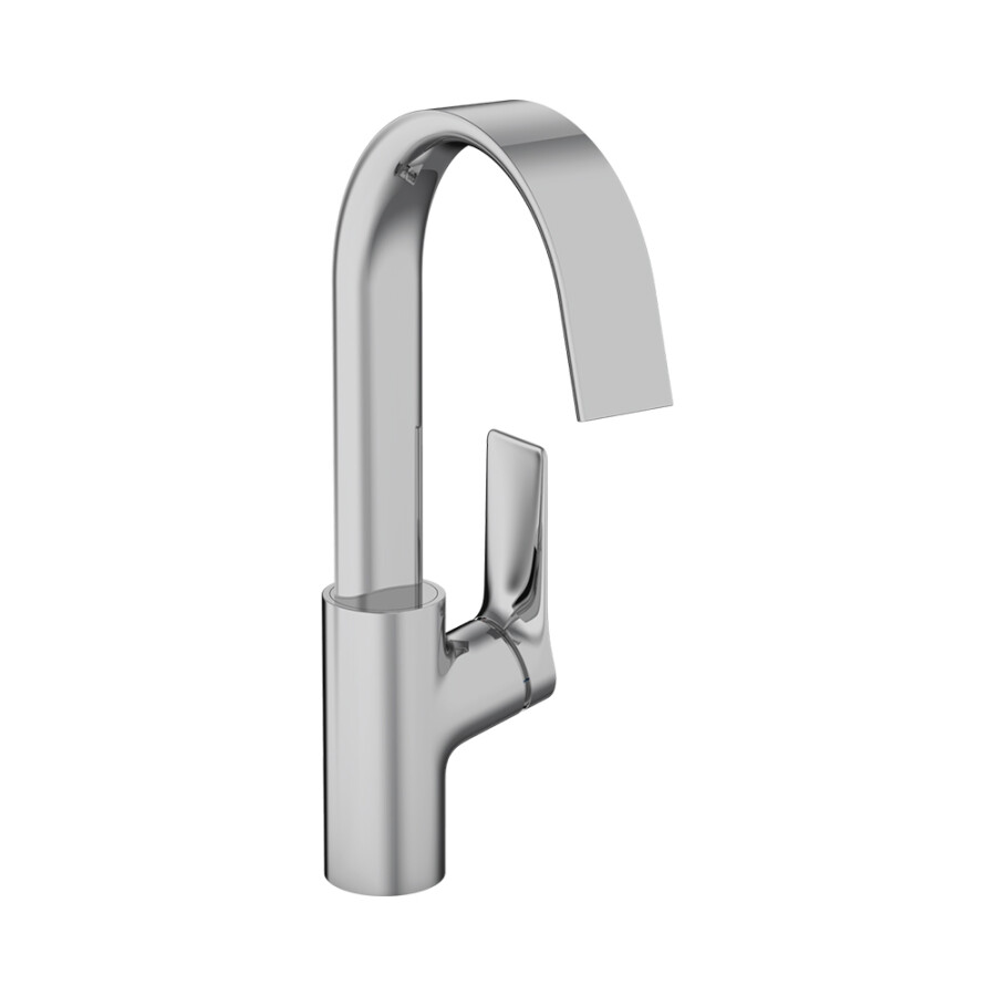 Hansgrohe Vivenis Смеситель для раковины 210 с поворотным изливом со сливным гарнитуром хром 75030000