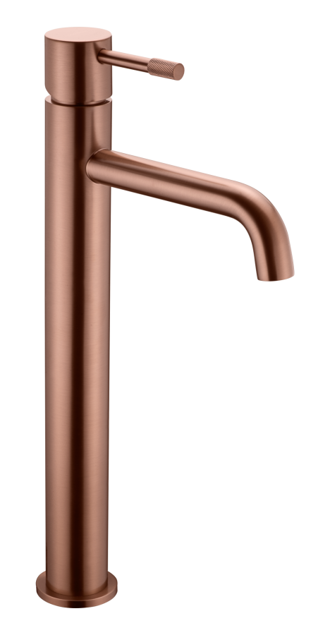 Смеситель для умывальника высокий Boheme Uno Brushed Bronze 462-BRB