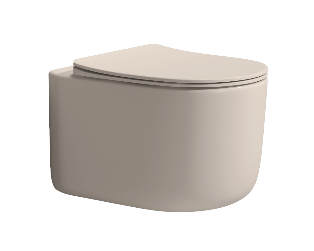 Унитаз подвесной Boheme Flow Dafne c крышкой, Торнадо 969-SET-DAFNE