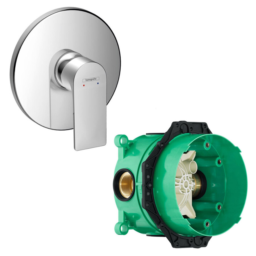 Hansgrohe 72668000S Set HG Rebris E смеситель для душа скрытого монтажа (72668000+01800180) Хром