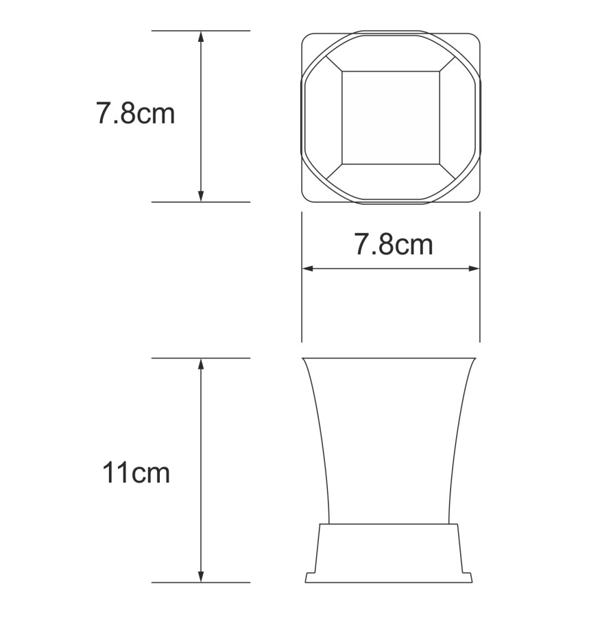 WasserKRAFT Exter K-5528 стакан для зубных щеток