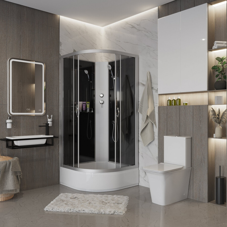 Niagara Classic NG 3503-14BK Душевая кабина 80x80 Без крыши 35031434BK