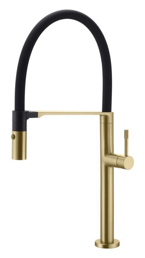 Смеситель для кухни Boheme Kitchen Uno Matt Gold 114-MG