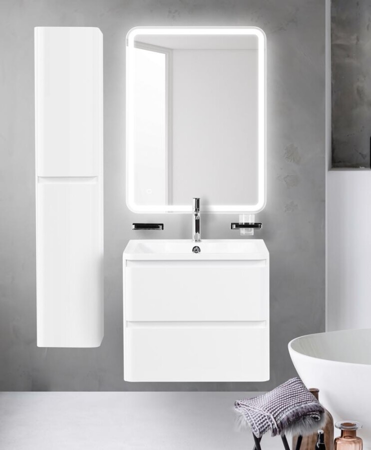 BelBagno ALBANO-600-2C-SO-BL Тумба подвесная с раковиной