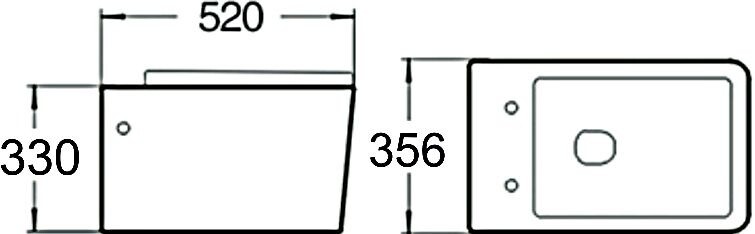 SantiLine SL-5004 унитаз подвесной