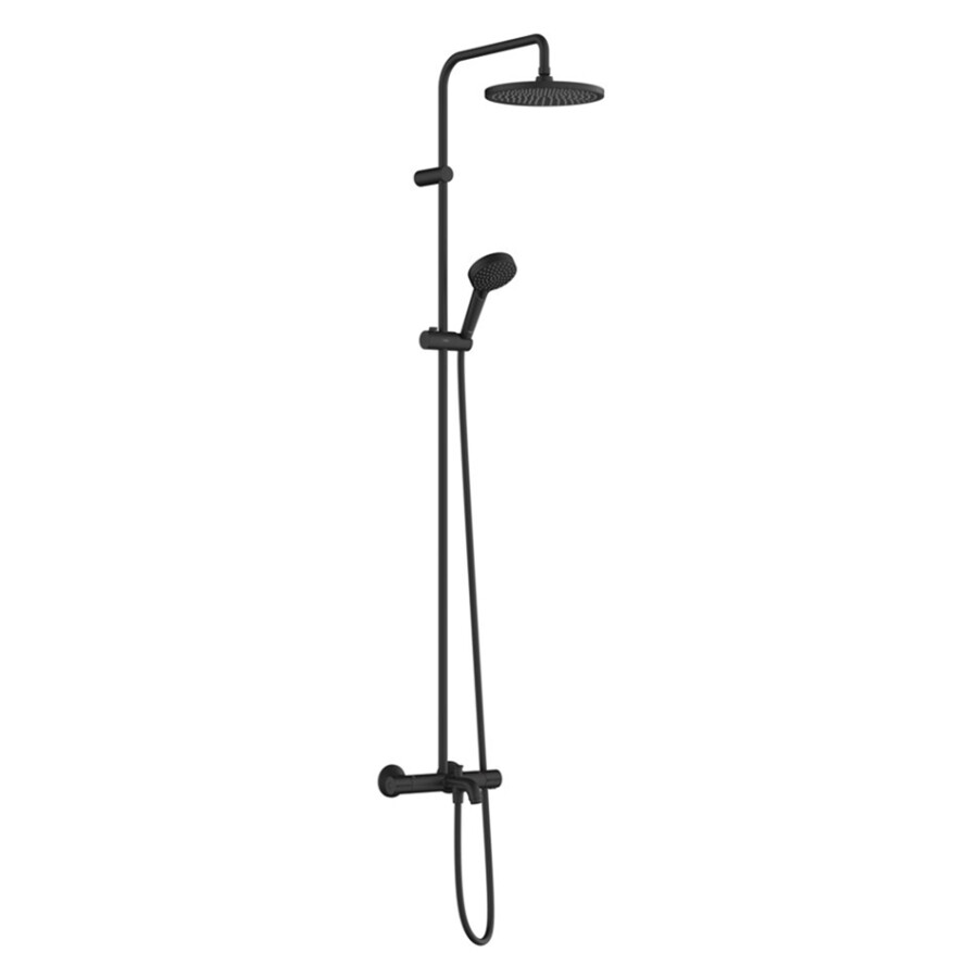 Hansgrohe Vernis Blend Showerpipe 240 1jet Душевая система с термостатом для ванны черный матовый 26899670