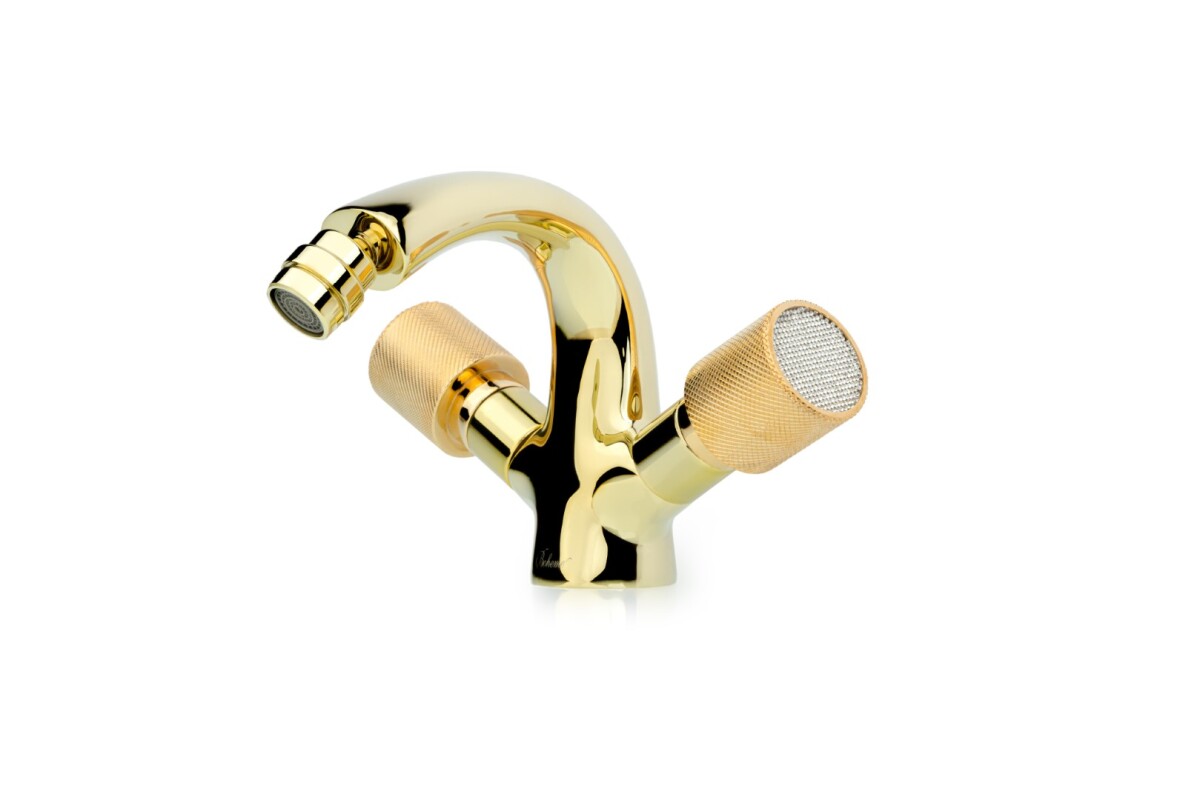 Смеситель для биде Boheme Royal Cristal Золото 296-Royal/CRST
