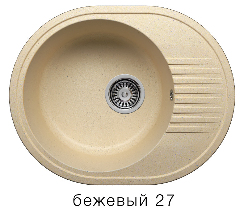 Polygran F 22 кухонная мойка бежевый 46 х 58 см